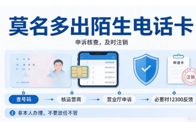 查出名下陌生电话卡?冒名号码申诉、注销完整指南 查出名下陌生电话卡?冒名号码申诉、注销完整指南